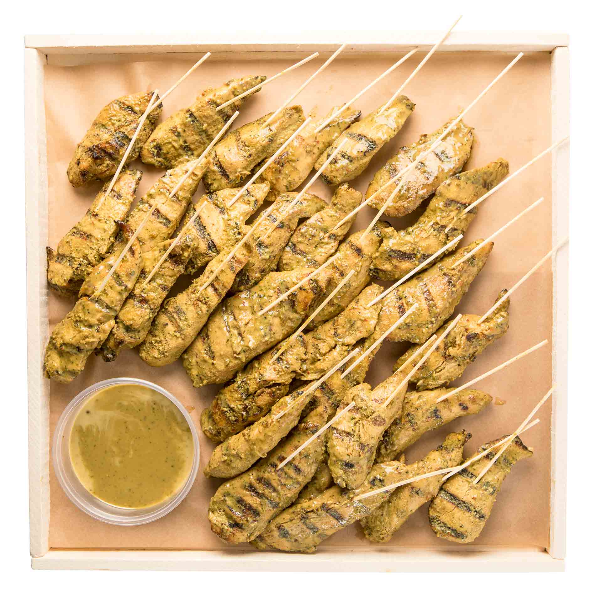 Chicken Satay Skewer Platter