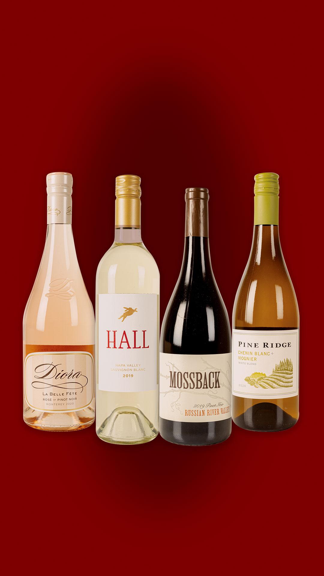 four bottles of wine